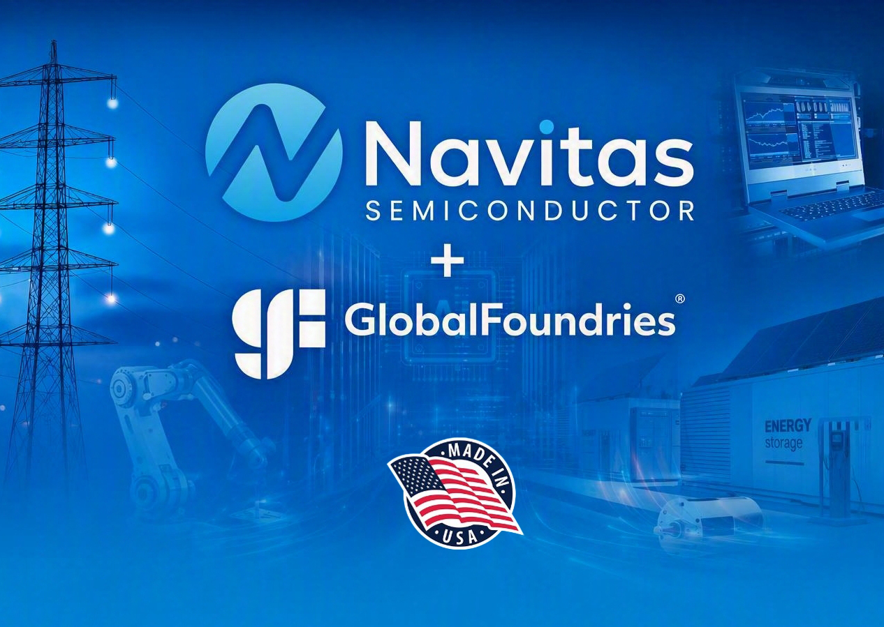 Navitas and GF deliver U.S. manufactured Gen 5 GaNFast